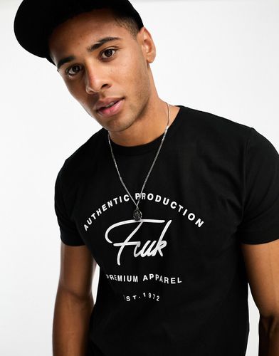 FCUK - T-shirt à imprimé Established - French Connection - Modalova