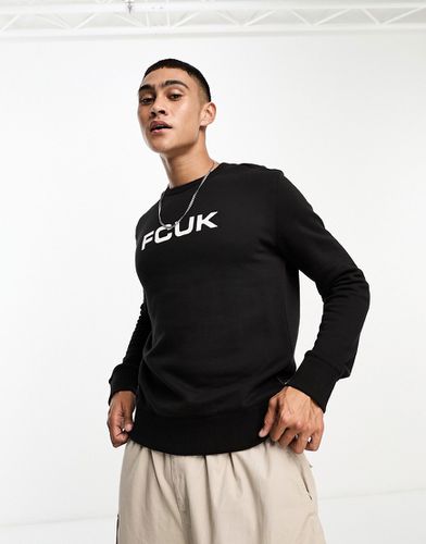 FCUK - Sweat-shirt ras de cou à logo - French Connection - Modalova