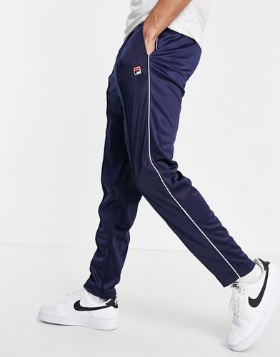 Terry - Pantalon de jogging avec imprimé logo encadré - Bleu - Fila - Modalova