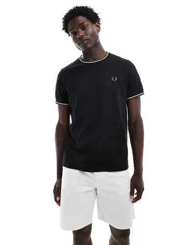 T-shirt à liseré double - Fred Perry - Modalova