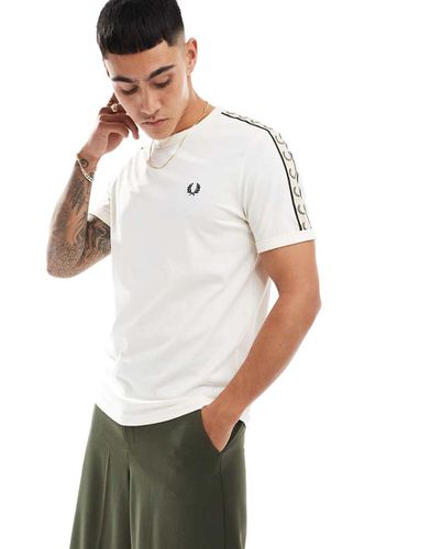 T-shirt avec bandes et bords contrastants - cassé - Fred Perry - Modalova