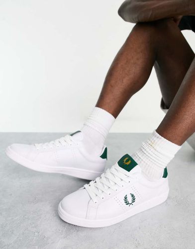 B721 - Baskets en cuir à logo vert - Fred Perry - Modalova