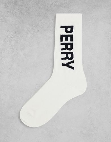 Chaussettes côtelées à logo - Fred Perry - Modalova