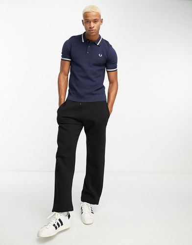Fred Perry - Polo en maille - Gris - Fred Perry - Modalova