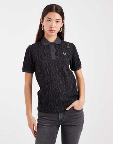 Polo imprim - fonc - Fred Perry - Modalova