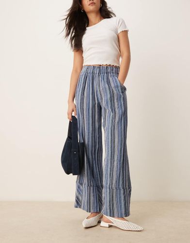 Pantalon large ray - Indigo - Free People - Modalova
