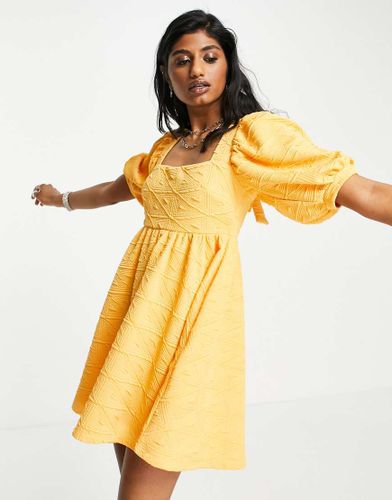 Violet - Robe babydoll texturée - souci vif - Free People - Modalova