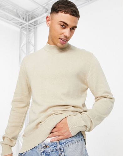 Pull col montant - Taupe - French Connection - Modalova