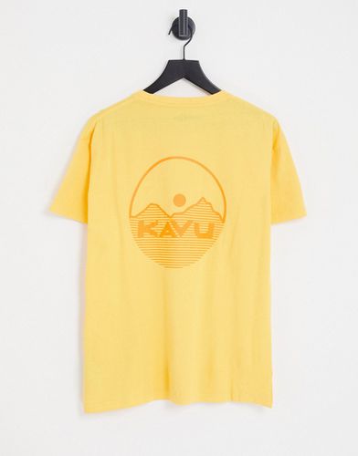 Kavu - Busy - T-shirt - Jaune - Kavu - Modalova