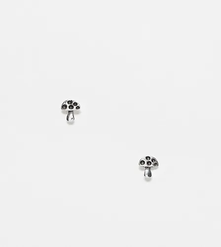 Boucles d'oreilles champignon en argent massif - Kingsley Ryan - Modalova