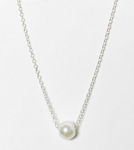 Collier en argent avec pendentif perle - Kingsley Ryan - Modalova