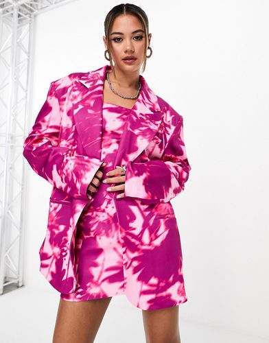 The Brand - Blazer d'ensemble oversize - Imprimé rose - Kyo - Modalova