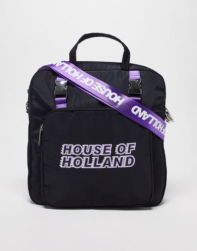 Cabas avec poignée supérieure et logo - House Of Holland - Modalova