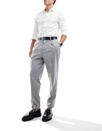 Pantalon plissé en lin à taille haute - Grils - Harry Brown - Modalova