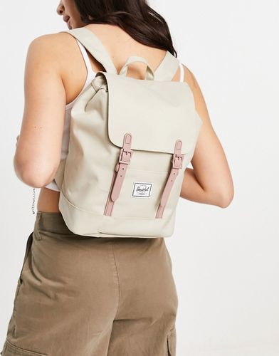 Retreat - Petit sac à dos avec bretelles caoutchoutées - Pélican et rose - Herschel Supply Co - Modalova