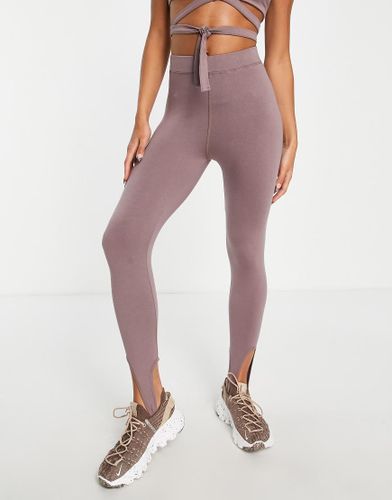 Legging avec liens croisés à nouer - Vison - Hiit - Modalova