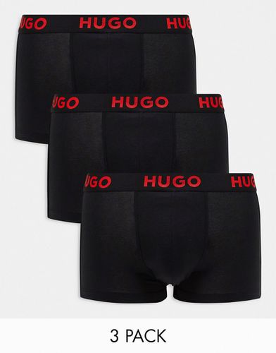 Hugo Boss - Lot de 3 boxers - Noir - Hugo Red - Modalova