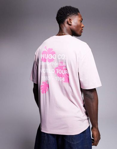 T-shirt  imprim devant - Hugo Blue - Modalova