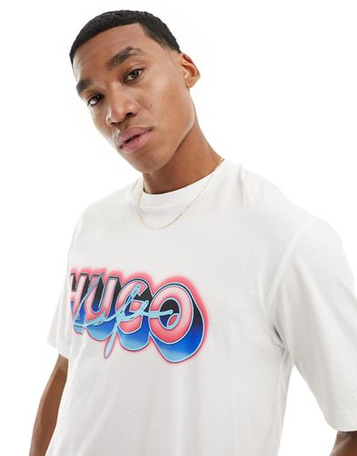 T-shirt oversize à logo - Hugo Blue - Modalova