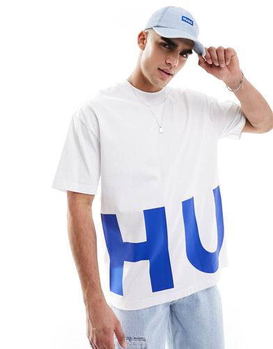 T-shirt oversize à logo - Hugo Blue - Modalova