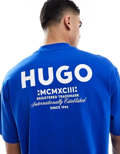 HUGO Blue - T-shirt oversize - Bleu - Hugo Blue - Modalova