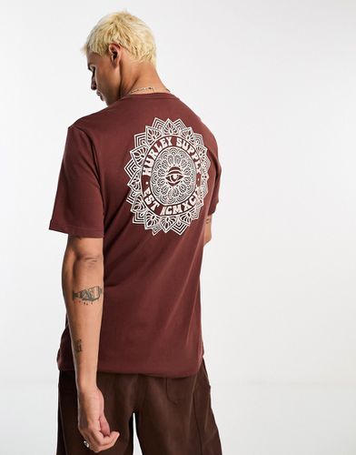 T-shirt à imprimé mandala - Marron - Hurley - Modalova