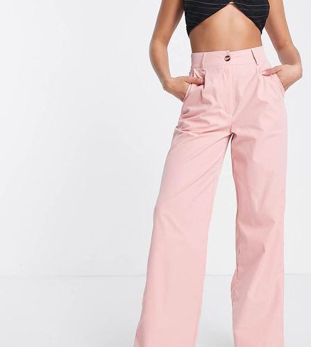 Pantalon large coupe ajustée - Rose pâle - I Saw It First Petite - Modalova
