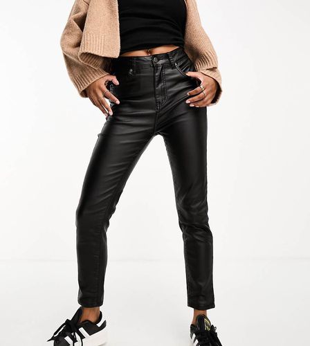 Exclusivité - Jean skinny taille haute enduit - In The Style Petite - Modalova