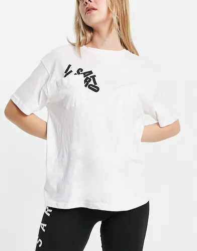 T-shirt oversize avec logo mélangé - Il Sarto - Modalova