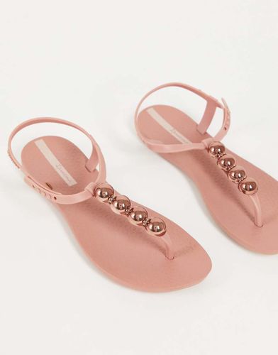 Sandales ornées de galets - Blush - Ipanema - Modalova