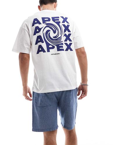 T-shirt oversize avec imprimé Apex au dos - Jack & Jones - Modalova