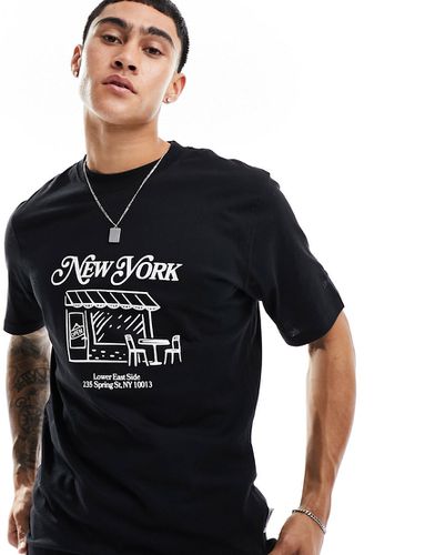 T-shirt oversize avec imprimé New York - Jack & Jones - Modalova