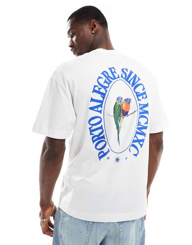 T-shirt oversize avec imprimé Porto au dos - Jack & Jones - Modalova
