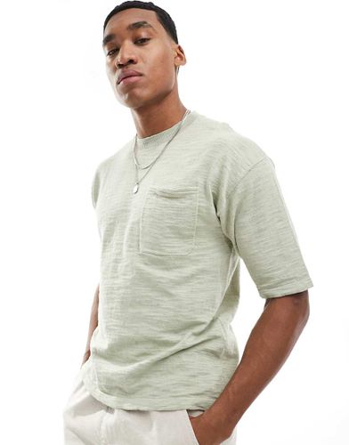 T-shirt oversize en maille - Menthe - Jack & Jones - Modalova