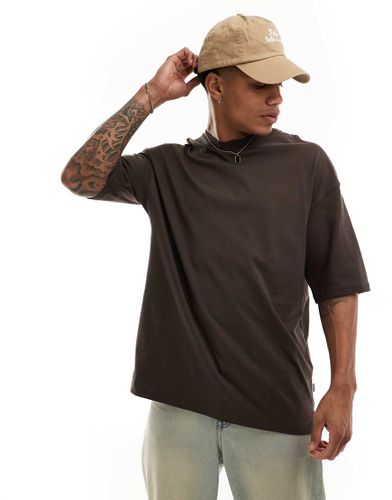 T-shirt ultra oversize - chocolat - Jack & Jones - Modalova