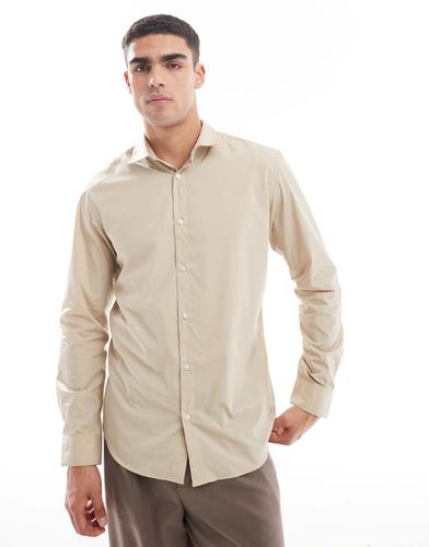 Chemise ajustée élégante - Beige - Jack & Jones - Modalova