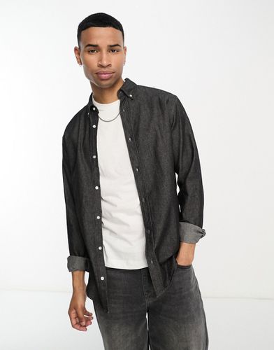 Chemise en jean à manches longues - Noir - Jack & Jones - Modalova