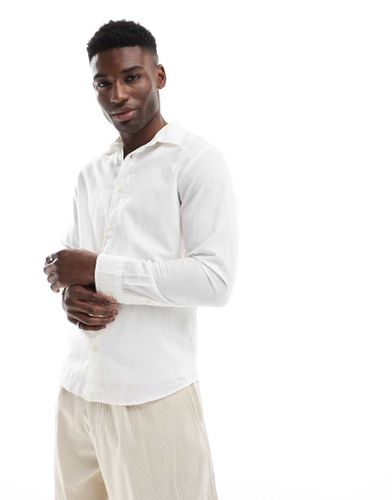 Chemise en lin mélangé - Jack & Jones - Modalova