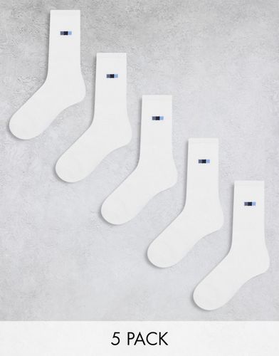 Lot de 5 paires de chaussettes à imprimé drapeau - Jack & Jones - Modalova