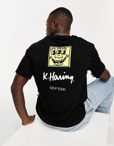 Original - T-shirt oversize avec imprimé Keith Haring au dos - Jack & Jones - Modalova