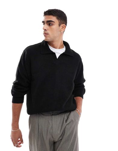 Polo oversize en maille duveteuse - Jack & Jones - Modalova