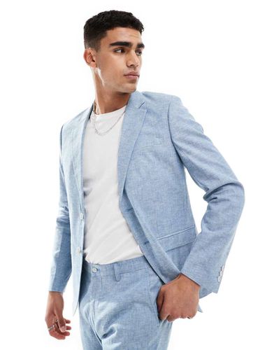 Premium - Blazer slim en lin mélangé de qualité supérieure - clair - Jack & Jones - Modalova