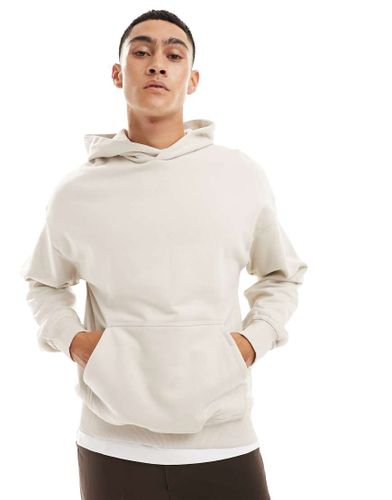 Sweat à capuche oversize - Beige - Jack & Jones - Modalova