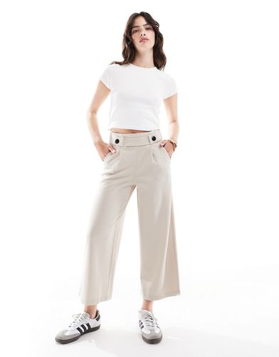 Pantalon d'ensemble ajusté coupe courte ample - Taupe - Jdy - Modalova