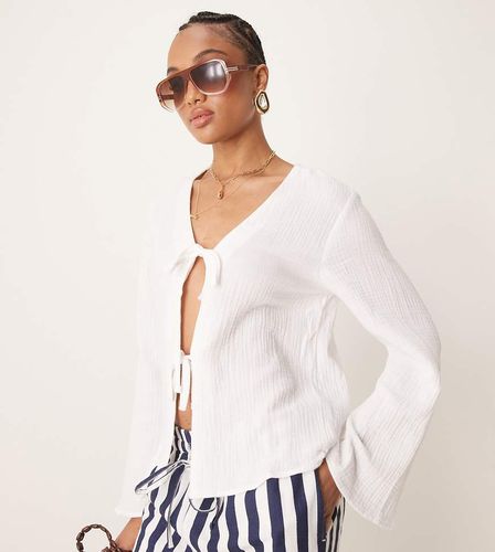 Chemise noue sur l'avant en mousseline - Jdy Tall - Modalova