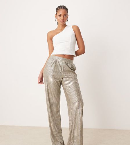 Pantalon large côtelé en lurex - Jdy Tall - Modalova