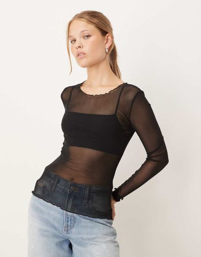 Top  manches longues en tulle - Jdy - Modalova