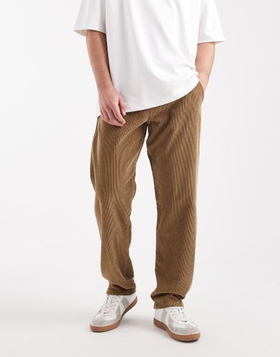Pantalon ample en velours ctel - Beige - Jj Rebel - Modalova