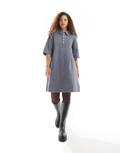 Robe en jean à manches courtes - Only - Modalova