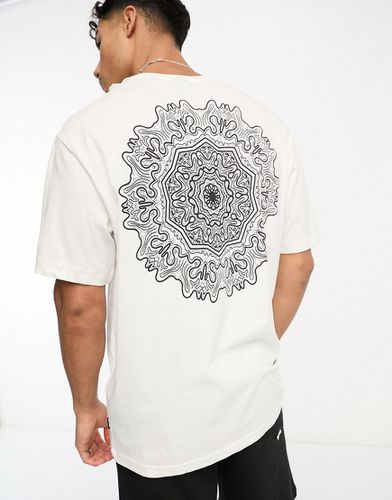 T-shirt oversize à imprimé mandala au dos - cassé - Only & Sons - Modalova